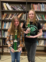 Kinslee McIlhenny Wins Junior High Spelling Bee